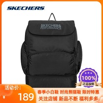 Skechers Skeckie Spring New Pint Outdoor Casual Fashion Large Capacity Double Shoulder Backpack male and female P420U002