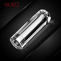 IKXO high-end double layer thermal insulation glass cup mens business transparent insulated tea water crystal cup children tea cup anti-fall