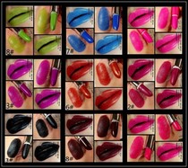 Rose red pink bright purple dark Roland Purple Pearl Brown gold lipstick dark purple