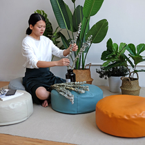 Japanese lazy cushion futon cushion ground tatami cushion thick leather seat floating window cushion round cushion