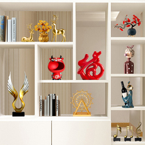 Creative simple modern living room decoration crafts ornaments Light luxury high-end home TV wine cabinet Office suit