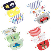 Baby cotton sweat towel baby baby child sweat towel large child pad back middle and big child cotton Kindergarten 1-4 years old