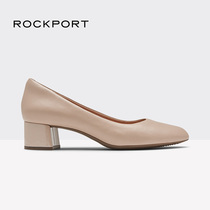 Rockport Music Pace Spring Summer New Products Business Women Shoes Fashion Breathable Round Head Heel and Single Shoe CH9503