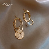 Pearl earrings advanced sense light luxury niche design sense earrings earrings female earrings 2021 New Tide