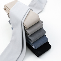 Net red bright silk leggings childrens spring and autumn middle and thin models wear nine points with feet pearlescent silver silk pantyhose