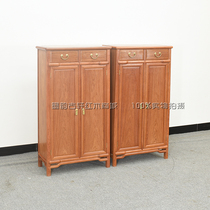 Mahogany furniture Burmese rosewood sideboard tea cabinet cupboard new Chinese style large fruit red sandalwood solid wood porch table