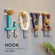 Entrance Hangclothing Area Creative Key Hooks Wall-mounted Cloakhood Hook Wall Xuan Closing Doorway Shelf Clothes Hanger Wall Accessories