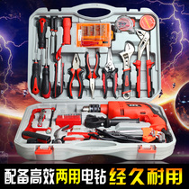 Evit multi-function tool set household hardware toolbox electrician woodworking hand drill repair tool set set