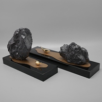 Modern New Chinese Creative Iron Art Genguan Swing Piece Boilerplate Room Hotel Showroom TV Cabinet Wine Cabinet Soft Adornment