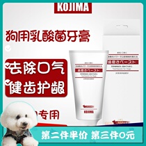 Japan kojima pet dog special toothpaste lactic acid bacteria gel edible milk flavor dog tooth cleaning 40g