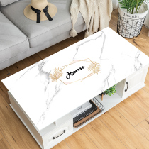 Coffee table tablecloth Waterproof and oil-proof wash-in Nordic Marble coffee table mat pvc table mat Plastic TV cabinet table mat