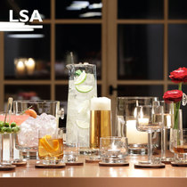 LSA imported handmade glass wine cup for home large glass drinking cup creative ins glass wine cup