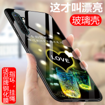 Suitable for OPPOk5 mobile phone shell oppok5 trendy opopk5 trendy woman poopk5 glass mirror 0ppok5 anti-fall oopok5 personality silicone pc