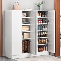 Shoe cabinet Home doorway High 120cm minimalist modern wide 90 outdoor storage cabinet Long 60 vertical white small shoe rack