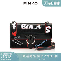 PINKO star with graffiti printing bird bag swallow bag 1P21BTY5F9