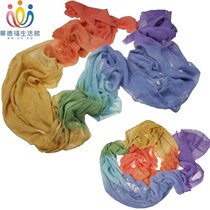 Waldorf Life Museum Thailand teacher Abhisiree works seven colors (Four Seasons table) cotton cloth about 320 * 85cm