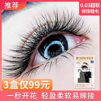 Eyelashes grafted super soft mink hair 0 03 a second can blossom magnetic natural dense Camellia eyelashes