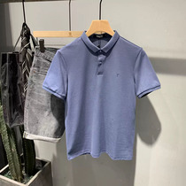 Summer solid color Paul polo shirt men's cotton Korean slim trend simple Joker casual lapel short sleeve T-shirt