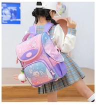 Clever sister with the same schoolbag 6-12 years old girls backpack 3-5 grade girls backpack 1-3 grade girls