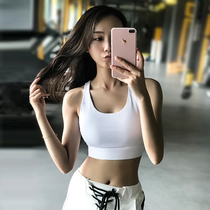 Fitness girl beauty back sports underwear running gathering stereotype professional bra quick-dry shockproof yoga vest bra