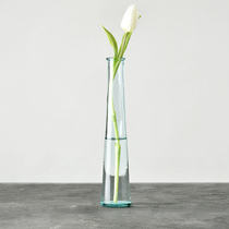 Calle Spain imported Nordic simple thickened environmental protection handmade glass flower countertop small vase