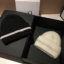 Rabbit Fur Hair Line Hat Child Tide Han Version Autumn Winter Day Department Cold Hat Warm Cover Head Knit Cap Fashion 100 Hitch Hat