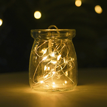 ins Net red color lights flashing lights string string lights Valentines day room curtain decoration bedroom layout led star lights