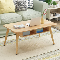 Coffee table Simple modern Nordic simple creative small apartment household multi-function tea table Living room balcony round table side table