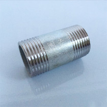 Galvanized outer wire direct iron round outer wire joint galvanized pipe fittings extended round outer wire DN15 DN20 DN25