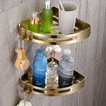 Bathroom Shelve Containing perforated toilet Toilet Corner Toilet Shower Room Bath golden tripod