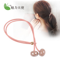  Head rope Korean small fresh hair rope female cute simple beads hair ring personality ponytail rubber band hair ring hair jewelry