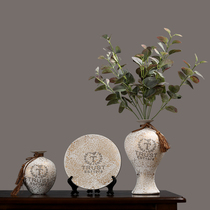 Eurostyle vase Three suits Home Living room Xuan Guan Floral Machine Wine Cabinet TV Cabinet Bookcase Adornment Big Swing