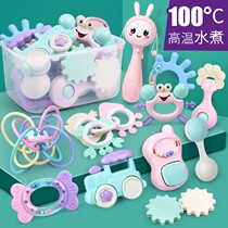 Baby toy baby 0-1-year-old hand rocking bell newborn young child 3-6-12 months male girls puzzle can bite tooth gum