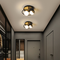 Corridor lights Simply modern inbound XuanGuan balcony ceiling lamp creative Nordic round ball foyer cloakroom lamp