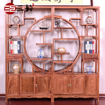 Rosewood Bogu frame solid wood Chinese style shelf hedgehog red sandalwood Dorabao Pavilion mahogany shelf porch partition
