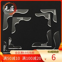 Carpenter Day Type Corner Flower Formwork Drawings Full Size Acrylic Stencil Paper Type Full Range Corner Floral Prints type drawings