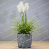 Eurostyle Fields Garden GRP Ground Large Flower Pots Creativity Imitation Stone Florator Hotel Indoor Round Flower Vat Living-room Adornment