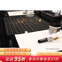 Tim Holtz Handmade Glass Mat Set Glass media Mat hand account desktop pad and accessories