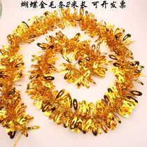 Christmas festival decoration color strip birthday party set hair strip madder flower ribbon new store opening supplies