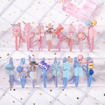 Head Rope female student hair circle Han Edition sweet small fresh leather band eight pieces of children without hurting hair decoration