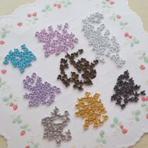 Bjd baby clothing accessories 4mm mini rabbit bunny metal multi-color baby button button