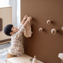 Child hanging on the bee wall solid wood color coloring creative bee hanging bag scarf umbrella and other wall hanging