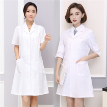 White coat long sleeve autumn and winter doctors clothing summer short sleeve female laboratory student pharmacy beauty salon doctor work clothes