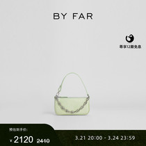 BY FAR Mini Rachel lizard lizard Cow Leather Armband Bag Chain Bag Fascini ANTIQUE SMALL CROWDPACK WOMAN