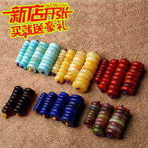 Natural Amber Beeswax South Red Agate Turquoise Lapis Lazuli Blood Peregrine Spacer Spacer Beads diy Accessories