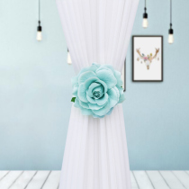 Creative curtain flower strap curtain magnet strap non-perforated curtain clip Korean curtain rope strap curtain buckle