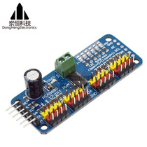 16-way PWM steering gear drive board controller robot IIC SG90 SG90 MG90S MG995 MG995 etc.