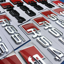 Audi Audi RS3 S4 S5 S6 S8 rear logo RS Sports modified China Net car label tail box labeling