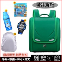 Boy 1 handsome primary school student load reduction grade boy school bag new new Japanese-style-bag style men and women 3 shoulder cool