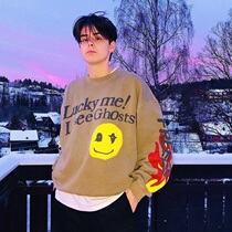 CPFM KANYE KANYE children see ghosts Ouyang Nana with the same type of Tide brand FOG high street loose round neck sweater